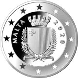 5 Euro 50th Anniversary of the Armed Forces of Malta - Copper–Nickel (CuNi) - Rear
