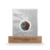 2024 Malta Golden Eagle 10 Euro 2 oz Silver BU HR – Limited Edition - Image 8