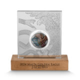 2024 Malta Golden Eagle 10 Euro 2 oz Silver BU HR – Limited Edition