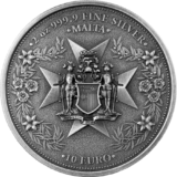 2024 Malta Golden Eagle 10 Euro 2 oz Silver BU HR – Limited Edition