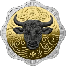 2025 Malta Maltese Ox 5 Euro 1 oz Silver BU