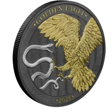 The Golden Eagle 1oz Silver BU Ennobled (2026)