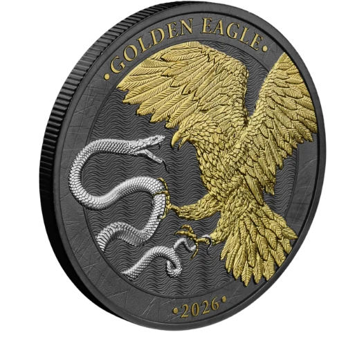 The Golden Eagle 1oz Silver BU Ennobled (2026)