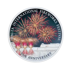Malta International Fireworks Festival – 25 Anniversary Silver Proof
